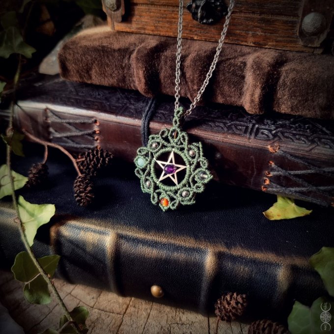 VERT SAPIN Talisman Protecteur Guide Rituel - Design 5