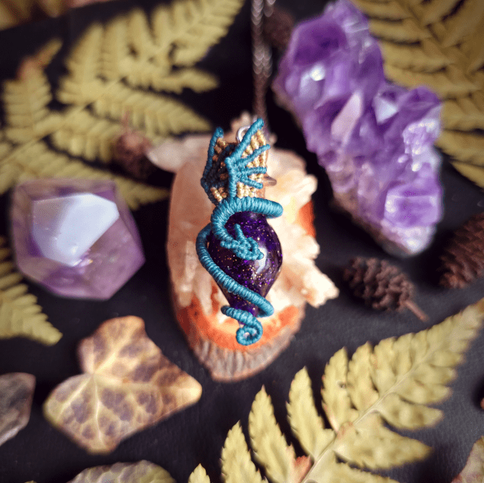 Talisman Dragon sur fiole - Faith