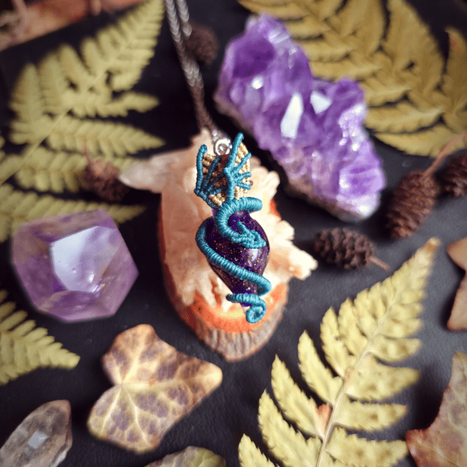 Talisman Dragon sur fiole - Faith