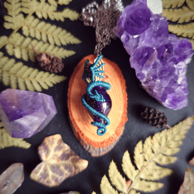 Talisman Dragon sur fiole - Faith